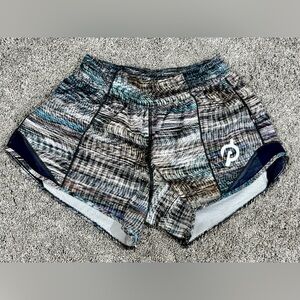 Lululemon x Peloton Hotty Hot Shorts-Digital Oasis Grey-Size 6 long